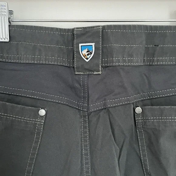 Kuhl Shorts Mens 35 Gray Hiking Trekking Outdoor Lightweight Cargo Gorpcore - Picture 16 of 16